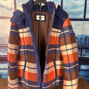 Wrangler Multicolor Plaid Performance Jacket